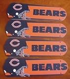 Ceiling Fan Designers 42SET-NFL-CHI NFL Chicago Bears Football 42 In. Ceiling Fan Blades Only