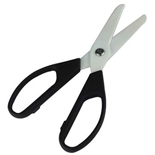Lifebe KT Household 7.8 inch Ceramic Kitchen Scissors(Black)