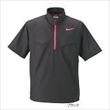 NIKE(ナイキ) ゴルフ メンズ ストームフィット1 ハーフジップ半袖トップ イエロー L