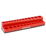 (STRAIGHT/ストレート) マグネットソケットホルダー 差込角1/4"(6.3mm) レッド 19-485