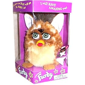 Furby - Electronic - Brown Body and Feet, Tan Chest Belly, White Inner Ears by Furby