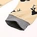 Gotd 3pc Newborn Baby Boys Girl Elk Romper Tops Bodysuit Pants Hat Clothes (12-18 Months, White)