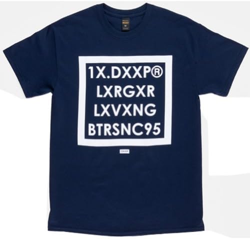 10.Deep Mens Boxed Out Short-Sleeve Shirt, Navy, X-Large