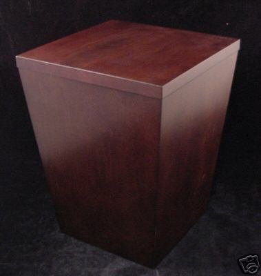 Kitchen: Walnut Modern Tapered Storage Table