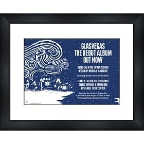 GLASVEGAS Debut Album - Framed Original Advert