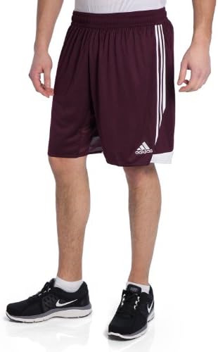 Adidas Men's Tiro 13 Short, Light Maroon/White, Small