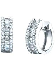 1.20CT Diamond Fashion Earrings in 4.2GR of 14K White Gold