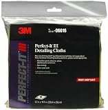 3M 06016 Perfect-It III Auto Detailing Cloth Yellow, 12 in x 14 in, 6/bag - 6016AM
