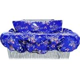 MyFancyCover Blue Orient Baby Shopping Cart and High Chair Cover