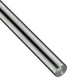 Linear Motion 12 mm Shaft, 13" Length, Chrome Plated, Case Hardened, Metric