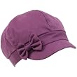 Cool Cotton Kids 3-7 Ribbon Bow Newsboy Hat Cap Purple