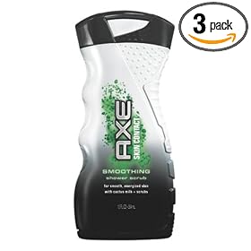 Axe  Skin Contact Smoothing Shower Scrub, 12-Ounce Bottle (Pack of 3)