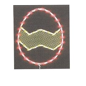 Impact Innovations Imports-1 39589D Pink Egg Silhouette (Pack of 6)