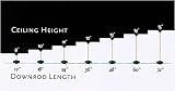 18 Inch Downrod Bright Brass Finish