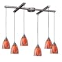 Elk Lighting Arco Baleno Nickel Pendant