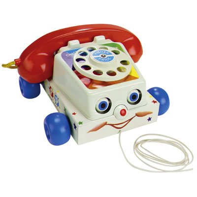 Childrens Toyshop  Toys : Fisher Price Classic Pull Toy: Chatter Telephone