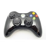 Xbox 360 8 MODE Rapid Fire Controller CHROME BLACK with WHITE Leds for Black Ops COD4 COD5 MW2