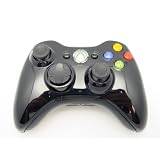 Xbox 360 8 MODE Rapid Fire Controller CHROME BLACK with WHITE Leds for Black Ops COD4 COD5 MW2
