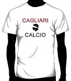Cagliari Calcio Basic Logo Tee, Youth Large - White