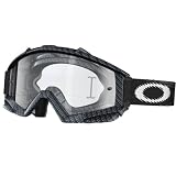 Oakley Proven OTG MX Men's Dirt Off-Road/Dirt Bike Motorcycle Goggles Eyewear - Color: True Carbon Fiber/Clear, Size: One Size Fits All
