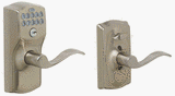 Schlage FE595VCAM716ACC Camelot Deadbolt Keypad, Aged Bronze