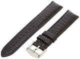 Hadley-Roma Men's MS2010RA-180 18-mm Black Genuine Alligator Leather Watch Strap