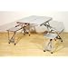 Camping Sitzgruppe ALU Tisch mit 4 HOCKER 4 Stuhl Party