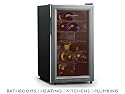 Baumatic Absorption Wine Cooler Black Door Frame BW18BL