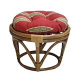 Blazing Needles Outdoor Papasan - 18 Inch Footstool Cushion Color - Sandsona