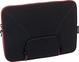Targus Slipcase with Mini Pocket Designed for 12 Netbooks TSS121US (Black with Blue Accents)