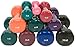 Hausmann Vinyl Coated Dumbbells – Set of 10 – 1 lb to 10 lbs