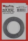 STRIPE TAPE BLACK 1/16 GPMQ1460