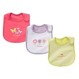 Carter’s Pink, Purple & Green 3-pk. Teething Bibs PINK/MULTI One Sz