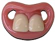 Billy Bob Two Front Teeth Baby Pacifier, Pink Lips