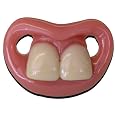 Billy Bob Two Front Teeth Baby Pacifier, Pink Lips