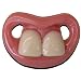 Billy Bob Two Front Teeth Baby Pacifier, Pink Lips