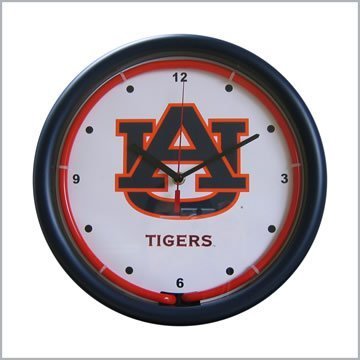 Auburn Small Neon Clock