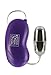 Ultra Powerful Vibrating Universal Bullet (Purple) - Multi Speed remote with Silver egg Bullet