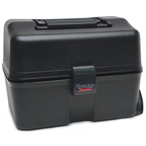 RoadPro 12-Volt Portable Stove - Black