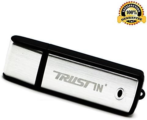 Trustin 8GB USB Flash Drive-Spy USB Voice Recorder Memory Stick Portable Rechargeable Digital Audio Voice Recorder Compatible with Windows, Mac, PC-Easy Use With On/Off Switch Button(V01 Black)