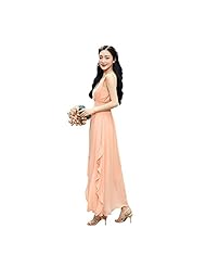 Plus Size Sexy V-neck  Cocktail Chiffon Summer Club Dress/Prom Dress/Wedding Dress  With Pearls