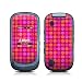 Dots Pink Design Skin Decal Sticker for the Motorola Rapture VU30 Cell Phone
