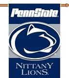 NCAA Penn State Nittany Lions 2-Sided 28-by-40 inch House Banner with  Pole Sleeve