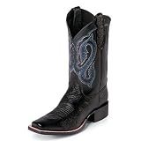 Mens JUSTIN SMOOTH OSTRICH Cowboy Boots Casual Dress BLACK (Size Run 6 - 13 D EE) SPR-SUM... by Justin