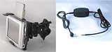 Motorcycle Mount with Power Cord for Garmin Nuvi 370 360 350 310 300 GPS