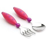 Gerber Graduates Safety Fork and Spoon Set in Assorted Colors, 2-Piece Set