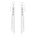 Sterling Silver Fancy Dangle Earrings title=