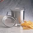 RSVP Stainless Steel 4 Cup Grease Keeper Fryer's Friend NEW