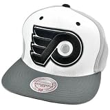 NHL LNH Mitchell & Ness Philadelphia Flyers Vintage Logo Snapback Flat Bill Hat