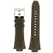 Seiko Original Leather Sportura Black Watch Band 15mm and Genuine Seiko Spring Bars